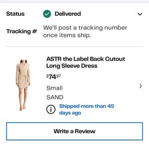 ASTR the Label Back Cutout
Long Sleeve Dress